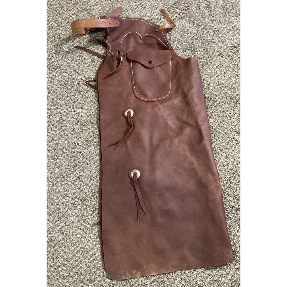 Custom Made Leather Chaps Batwing Chaps Made In USA Baker & Starnes
